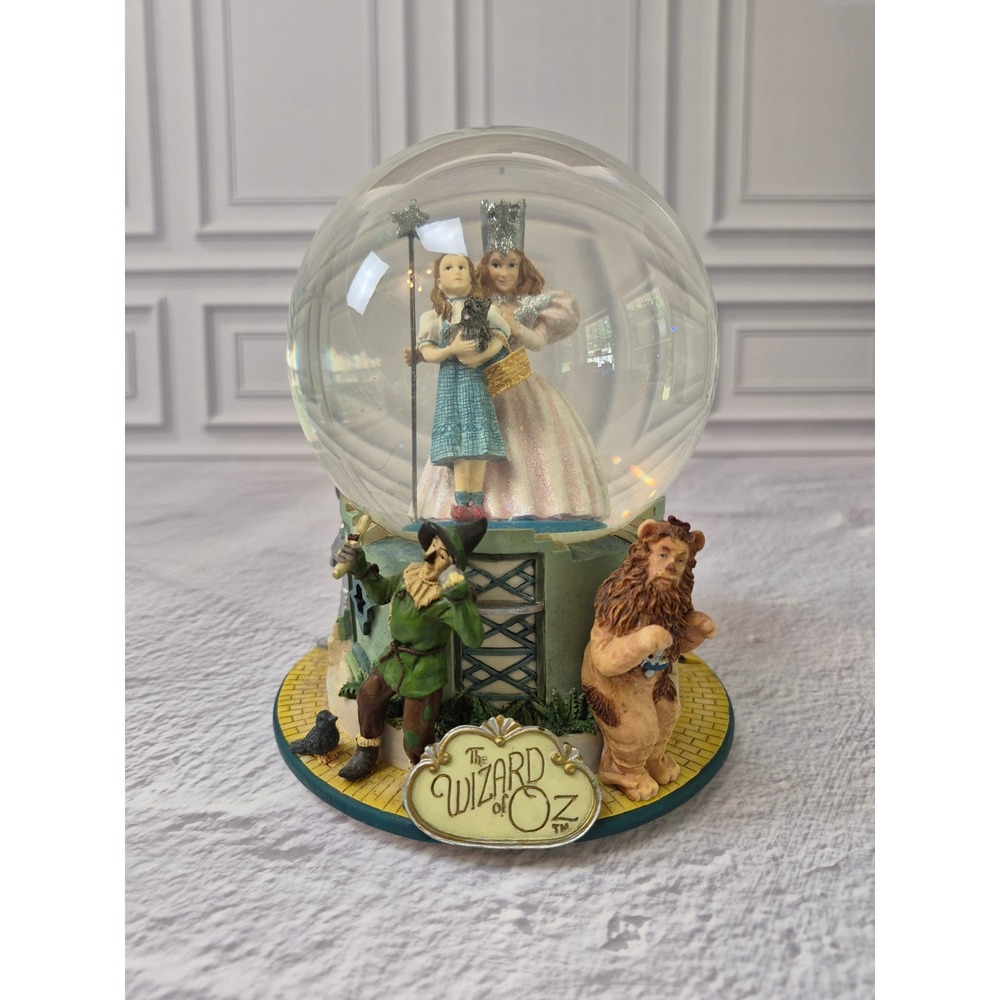 San Francisco Music Box Co Wizard of Oz Musical Snow Globe Dorothy Glinda 1999